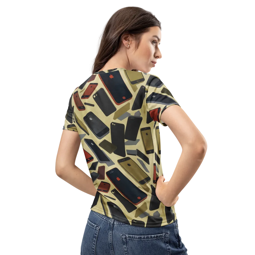 Analog Circuit on Women's Crew Neck T-Shirt — Back