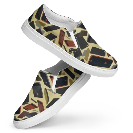 Analog Circuit on a Women's Slip-On Canvas Shoes