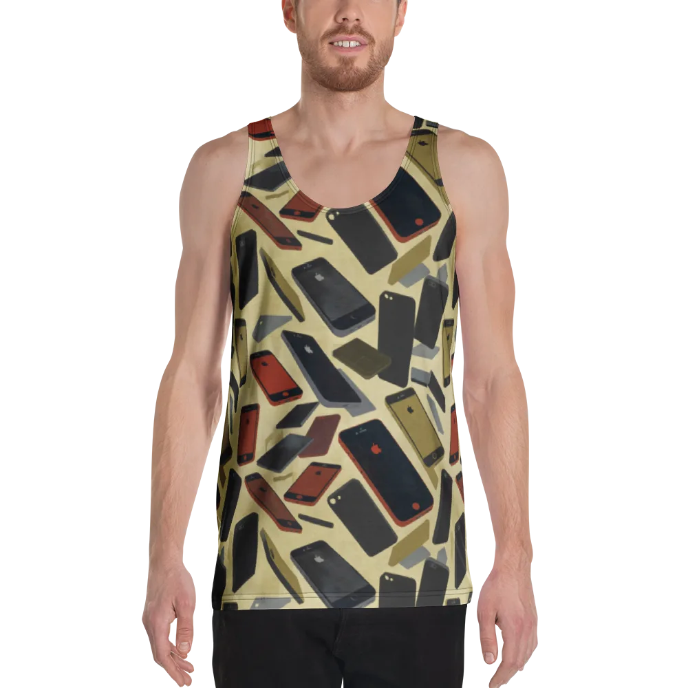 Analog Circuit on Men's Tank Top — Front