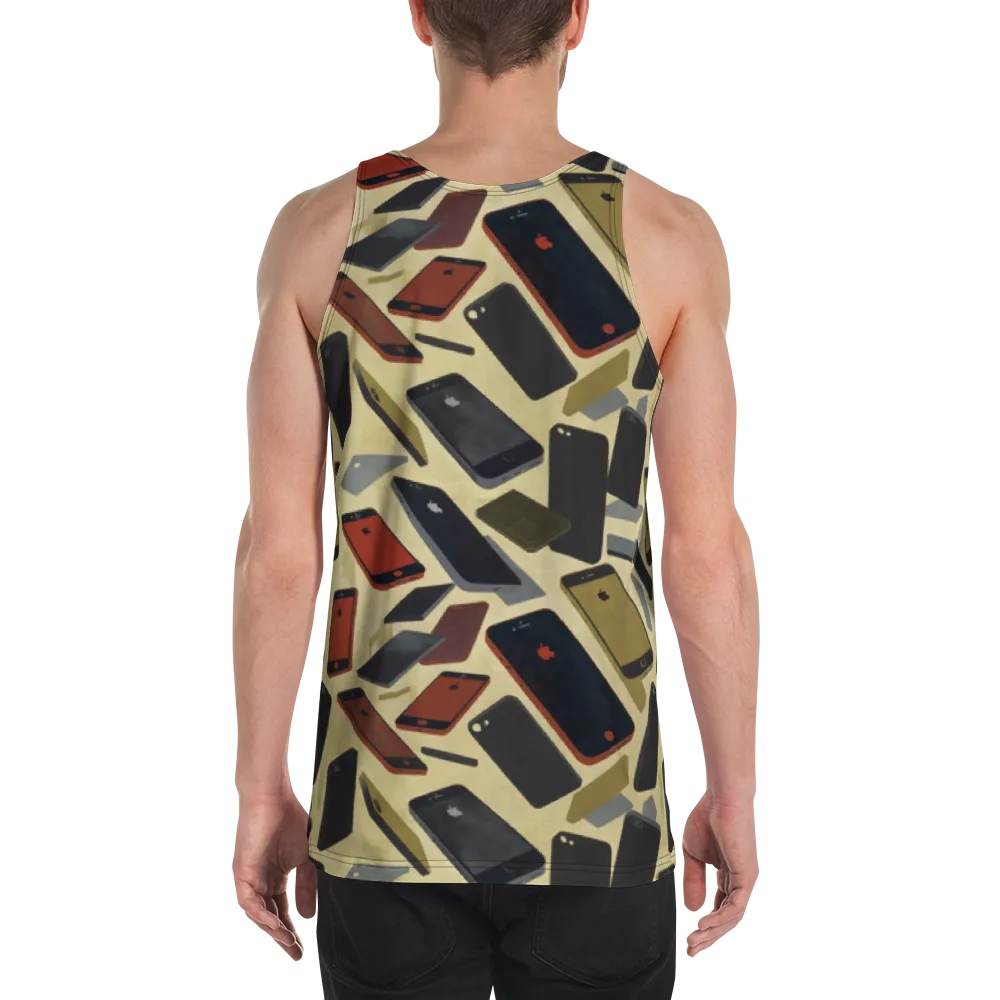 Analog Circuit on Men's Tank Top — Back