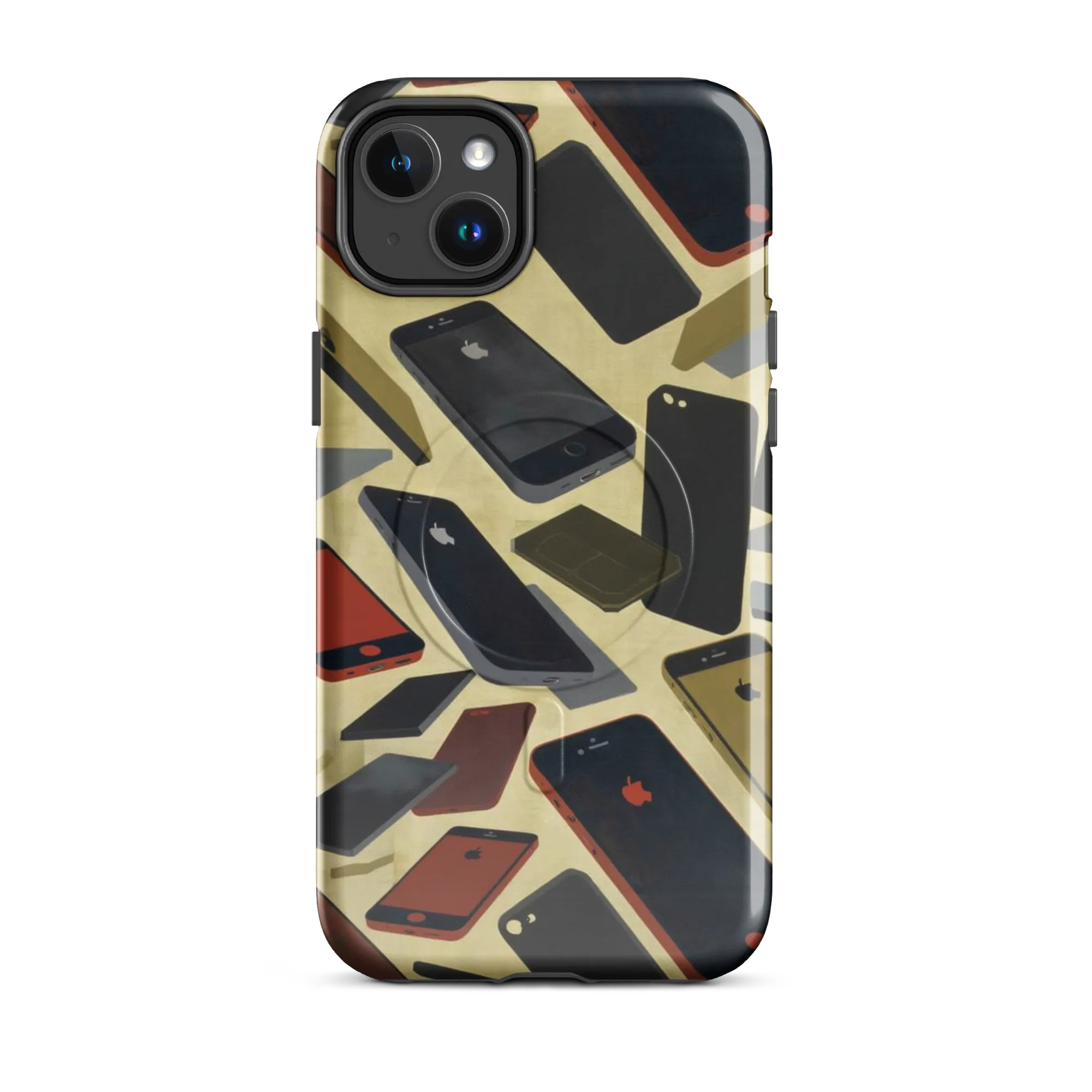 Analog Circuit on MagSafe Tough Case for iPhone® — Front