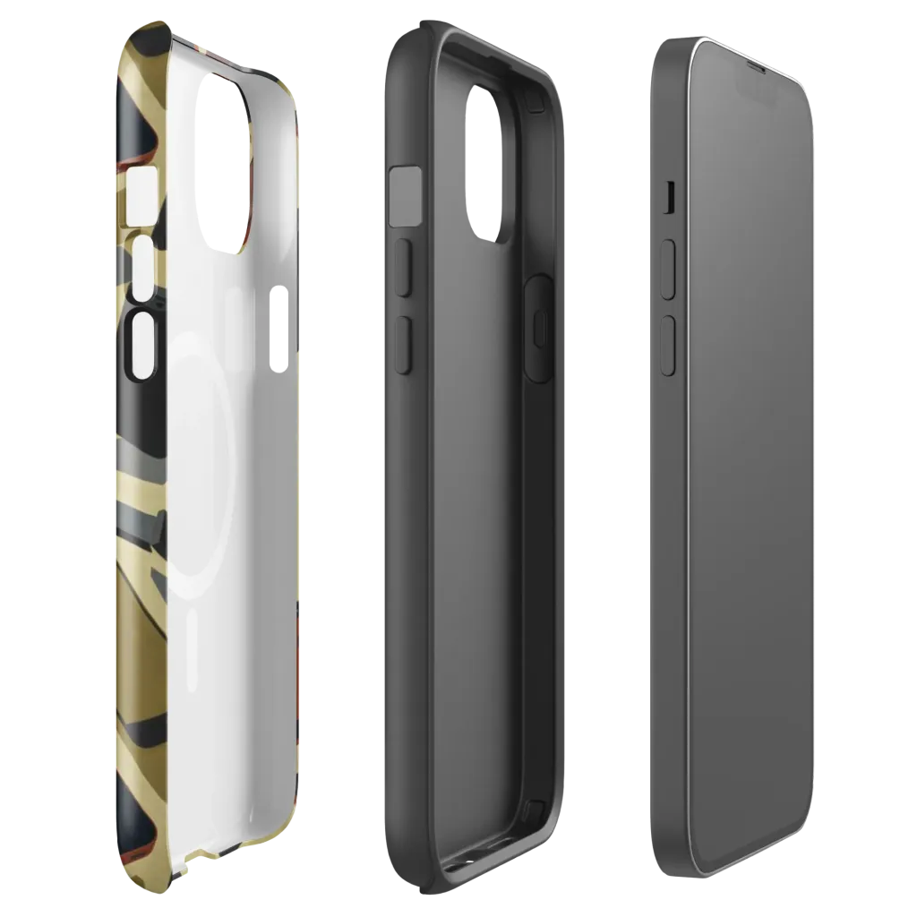 Analog Circuit on MagSafe Tough Case for iPhone® — Front