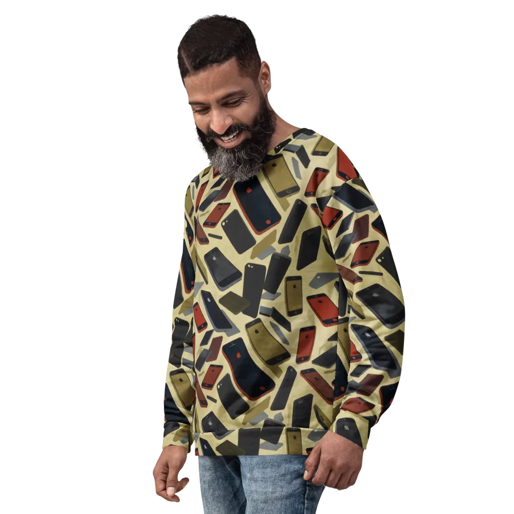 Analog Circuit on Sweatshirt — Left Front