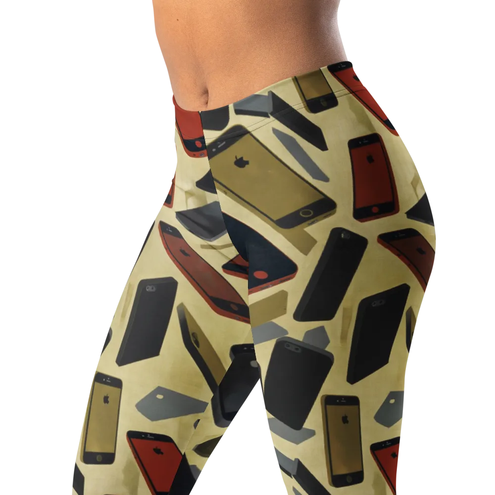 Analog Circuit on Leggings — Left Front