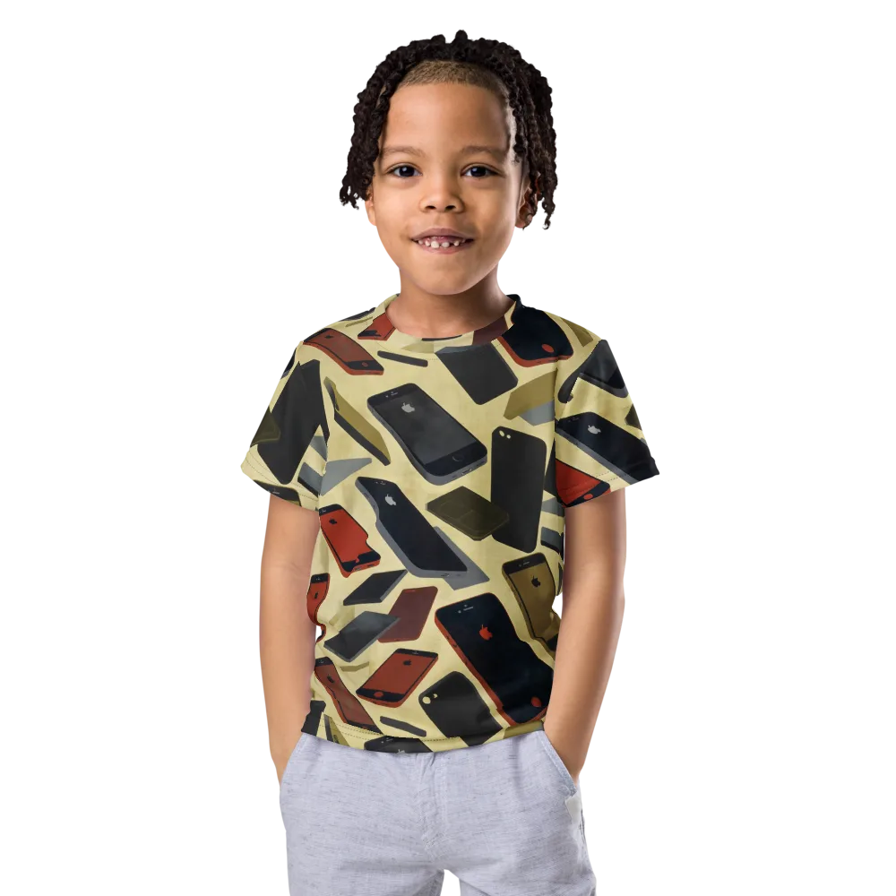 Analog Circuit on Kids Crew Neck T-Shirt — Front