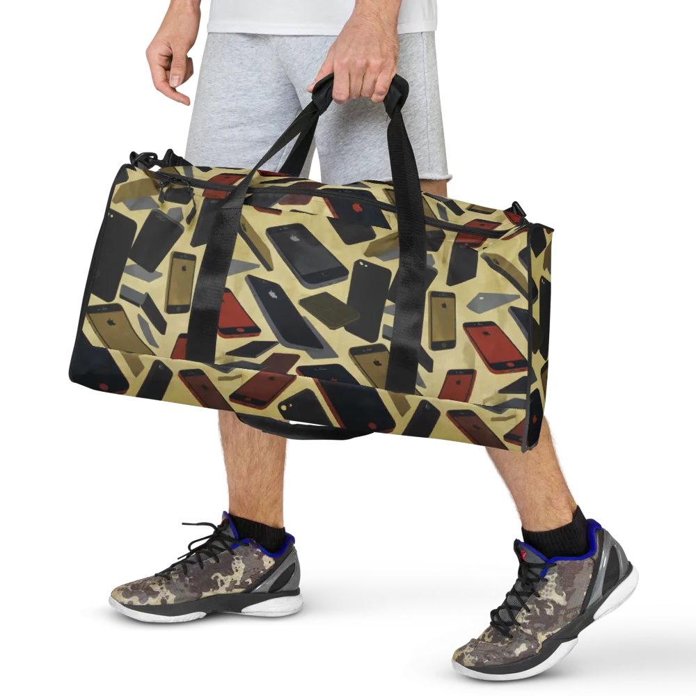 Analog Circuit on Duffle Bag — Front