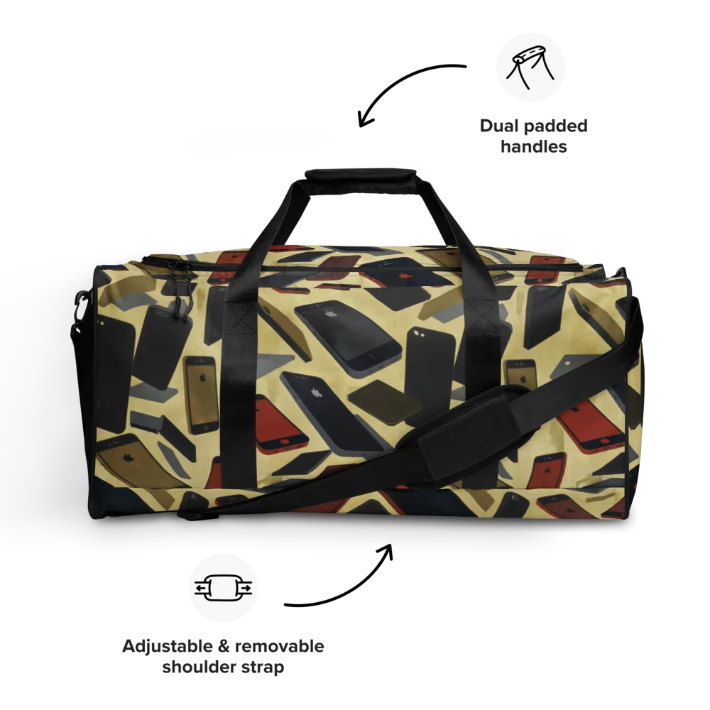 Analog Circuit on Duffle Bag — Front
