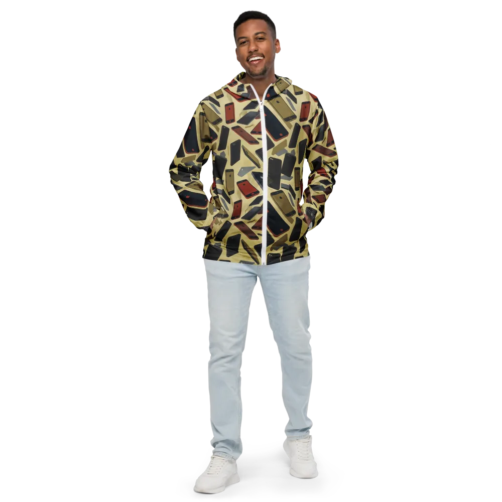 Analog Circuit on Men's Windbreaker — Front