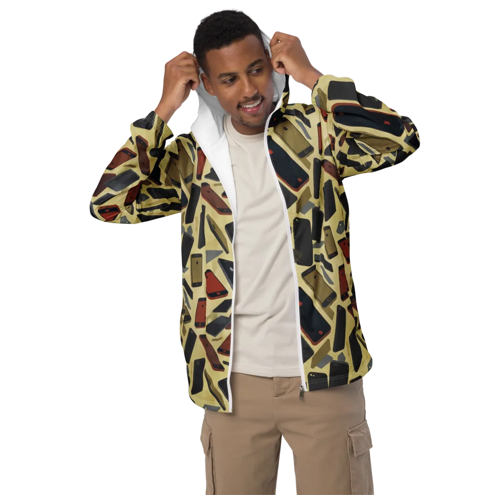 Analog Circuit on Men's Windbreaker — Front