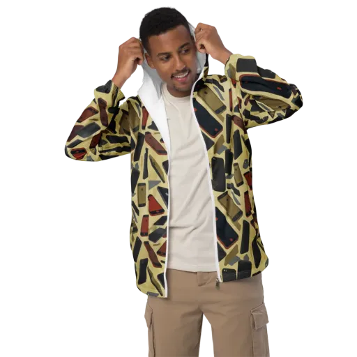 Analog Circuit on a Men's Windbreaker
