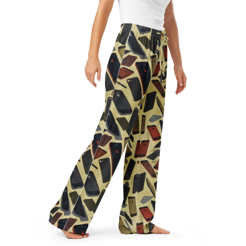 Analog Circuit on Women's Pajama Pants — Right Front