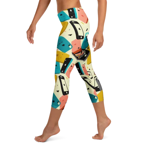 Signal Shuffle on a Capri Leggings