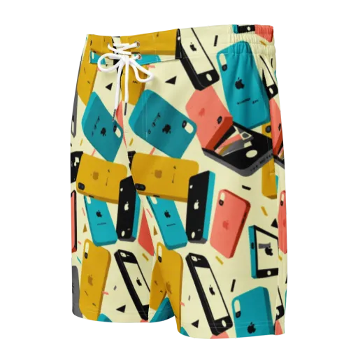 Signal Shuffle on a Men's Board Shorts