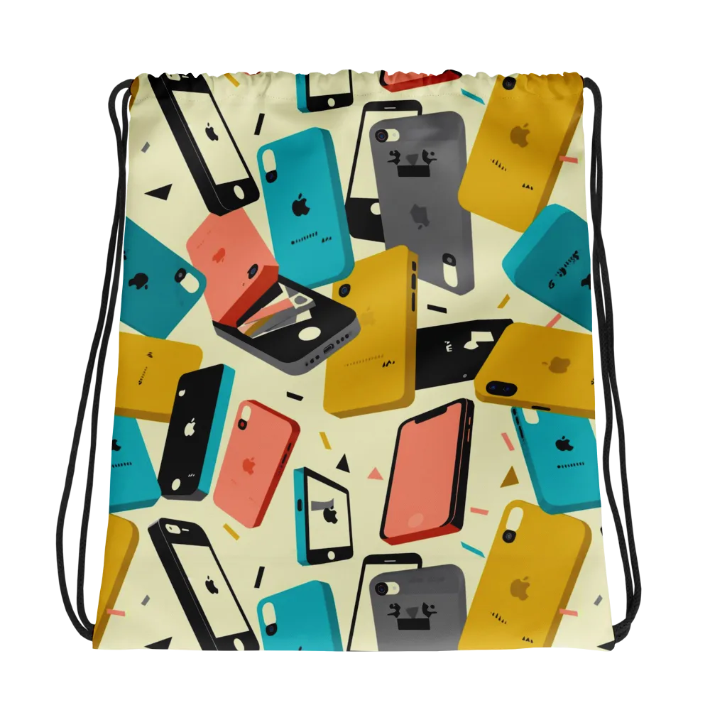 Signal Shuffle on Drawstring Bag — Photo
