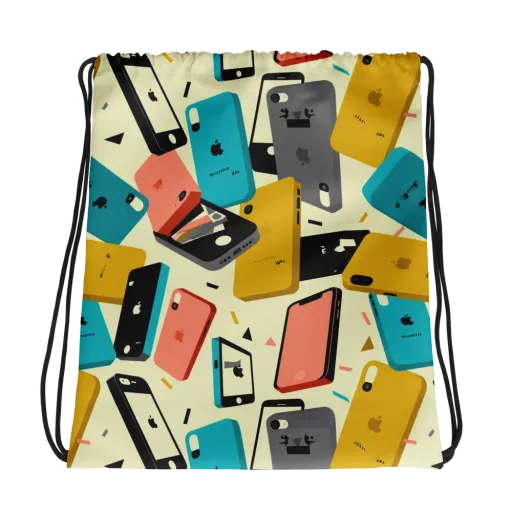 Signal Shuffle on a Drawstring Bag