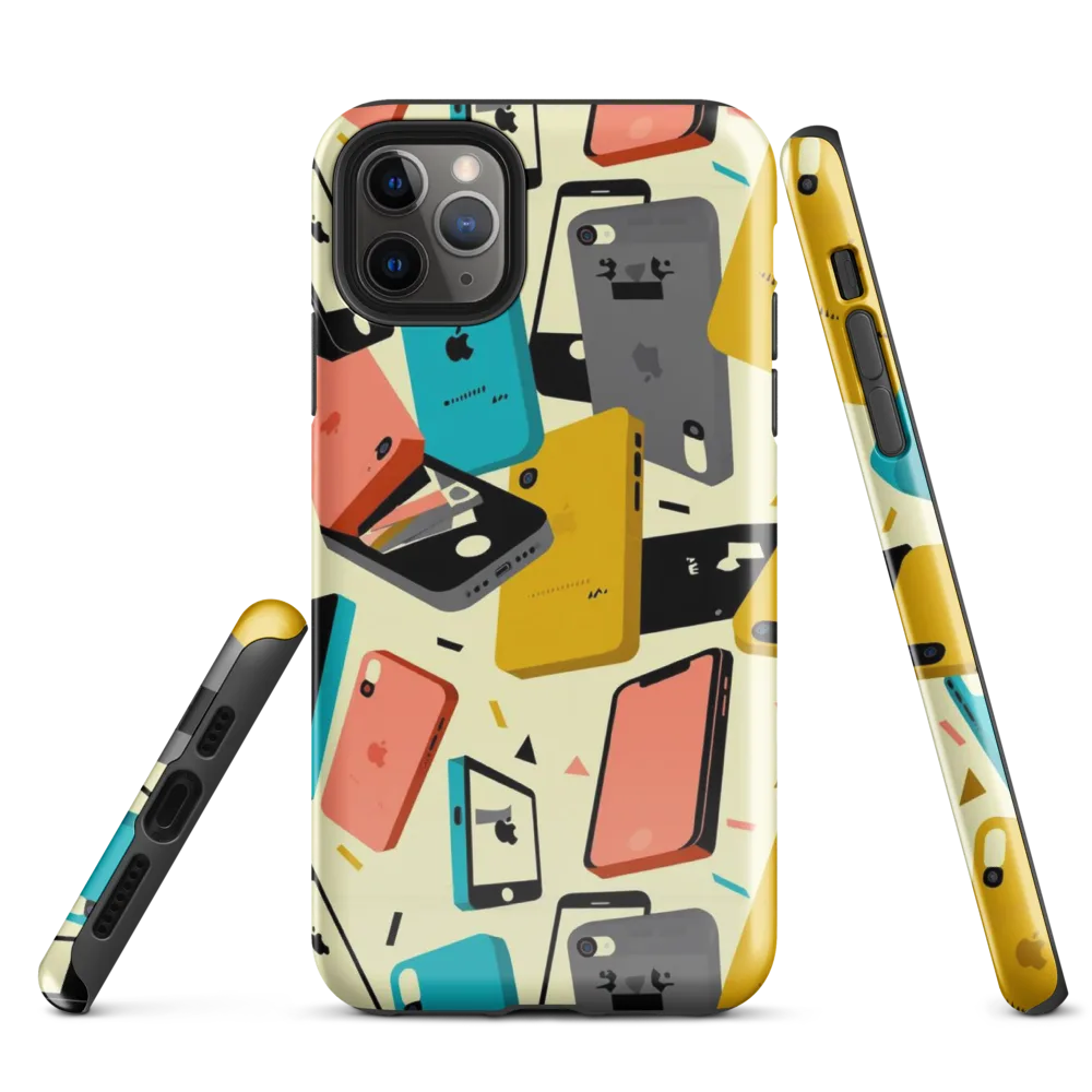 Signal Shuffle on Tough Case for iPhone® — Front