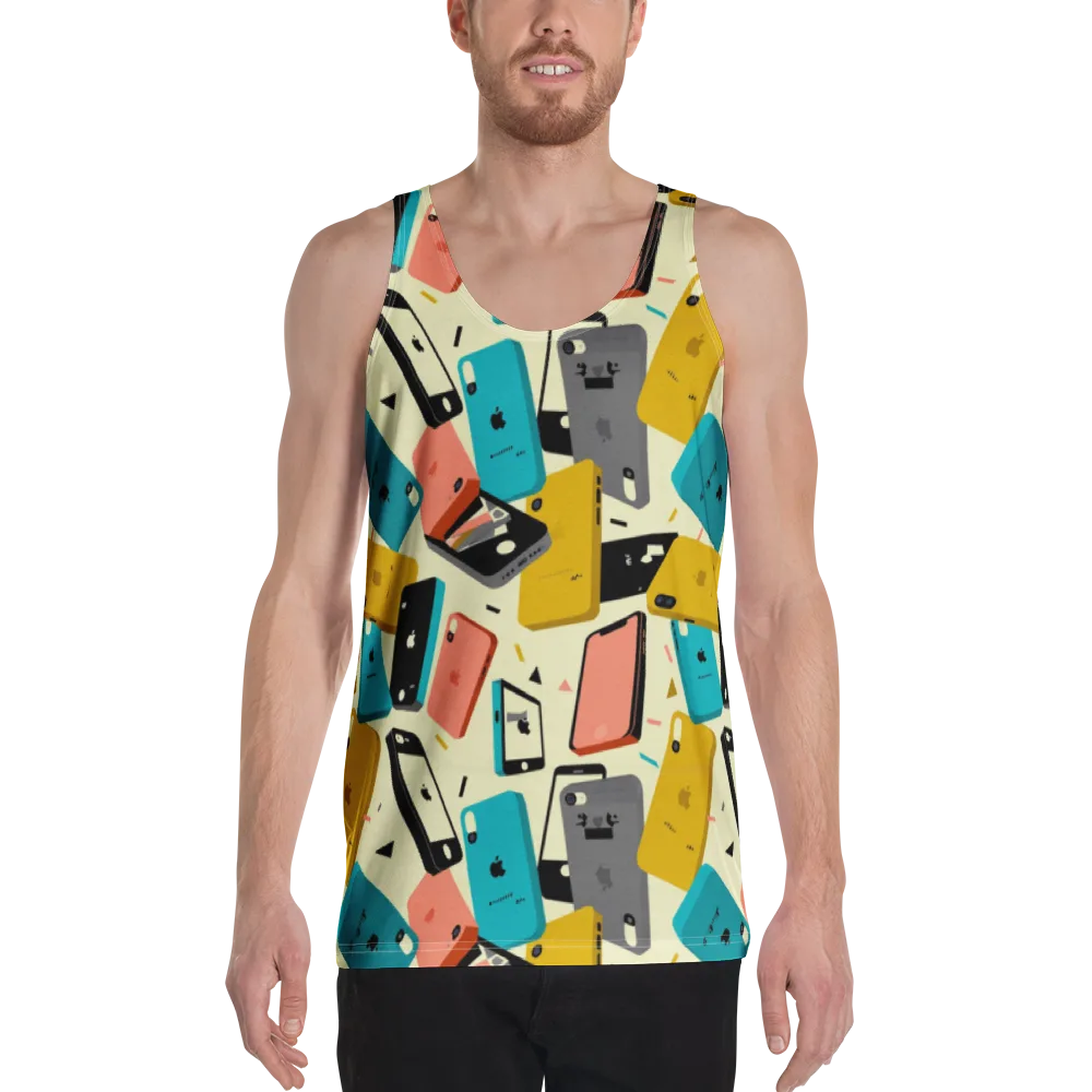 Signal Shuffle on Men's Tank Top — Front