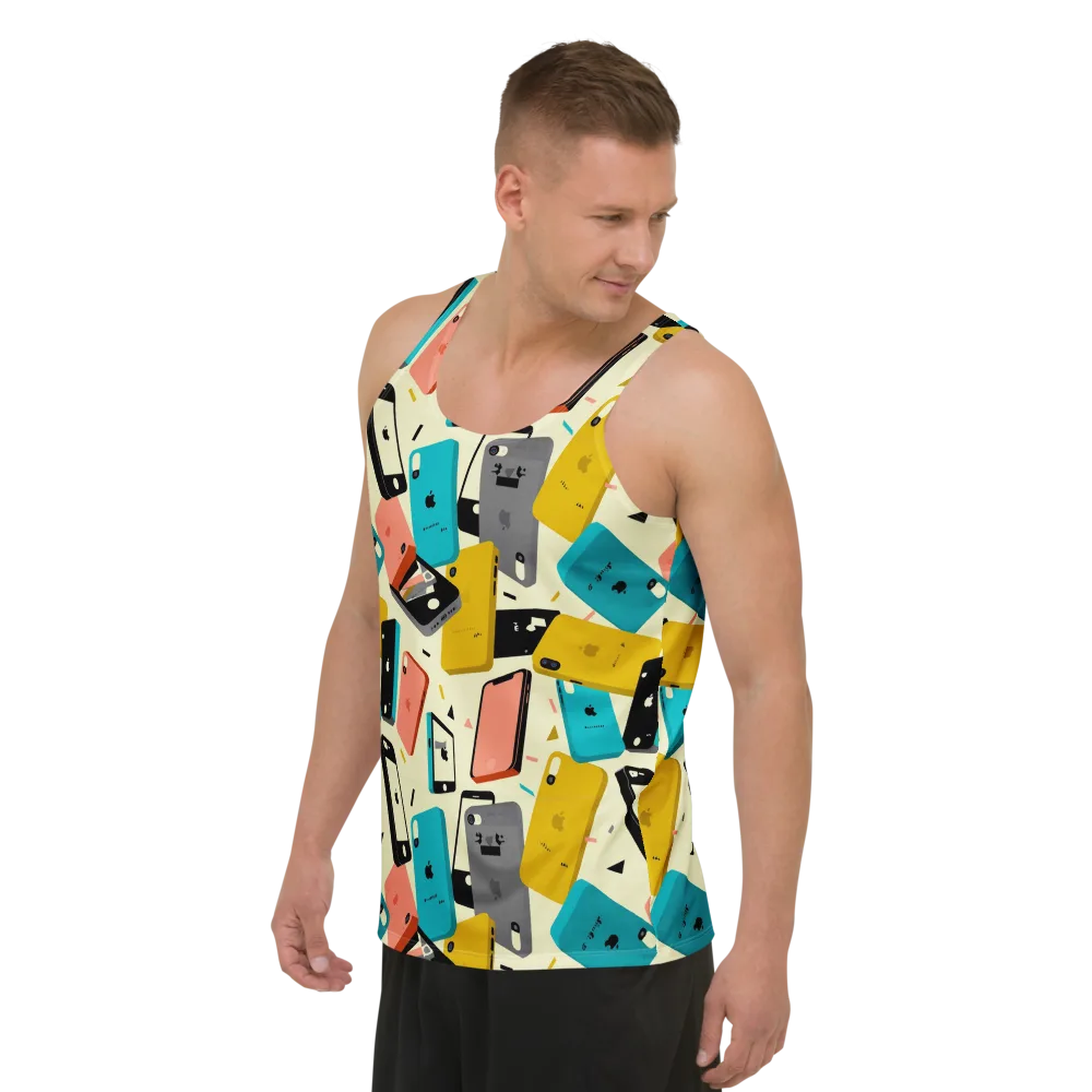 Signal Shuffle on Men's Tank Top — Left Front