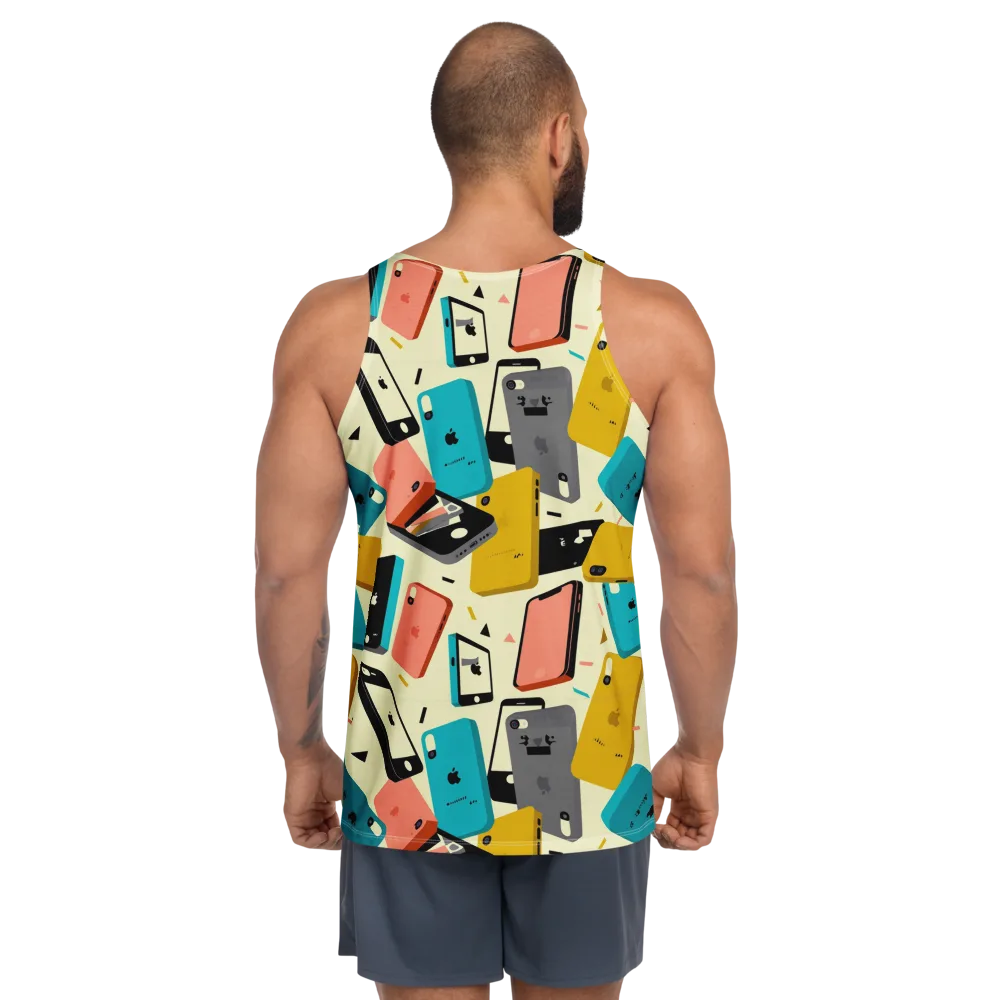 Signal Shuffle on Men's Tank Top — Back