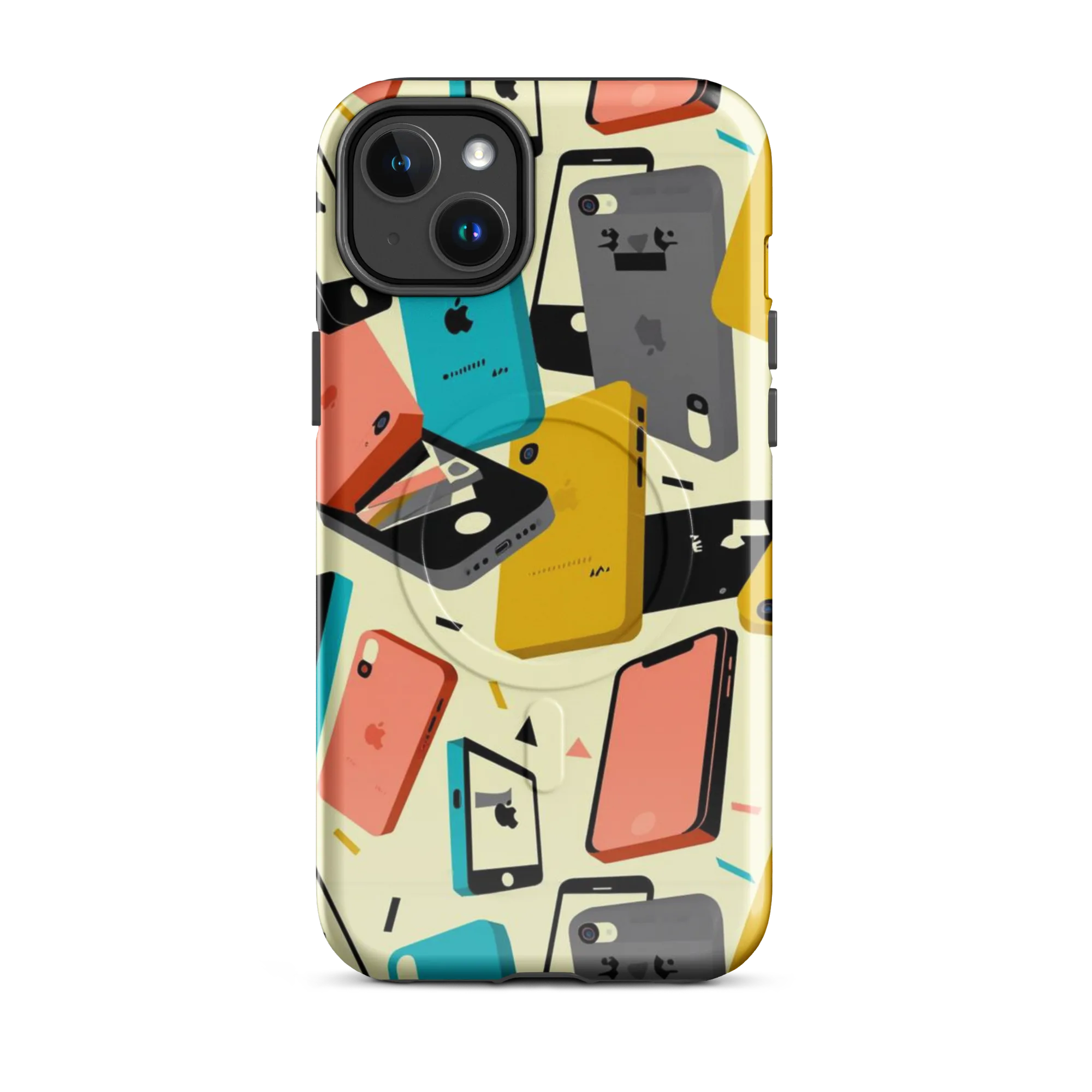 Signal Shuffle on MagSafe Tough Case for iPhone® — Front