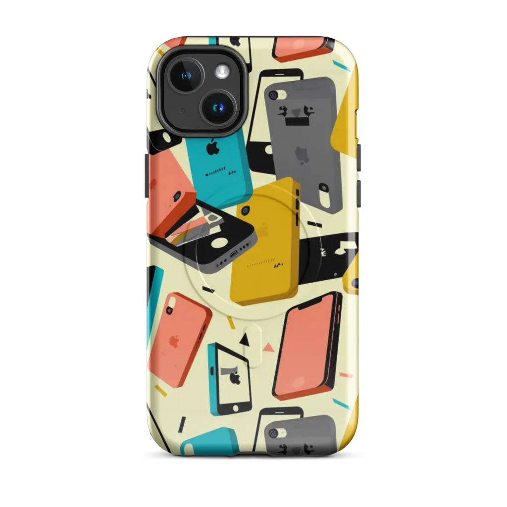 Signal Shuffle on MagSafe Tough Case for iPhone® — Front