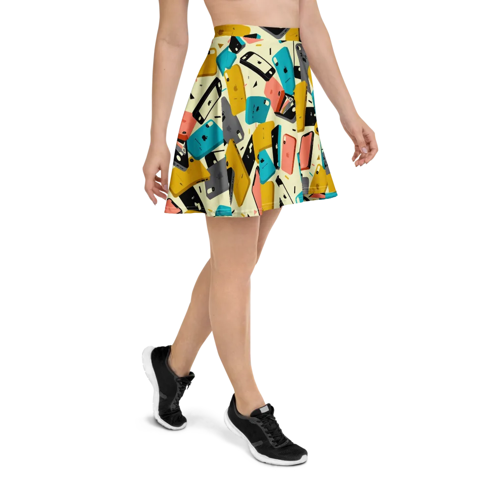Signal Shuffle on Skater Skirt — Right