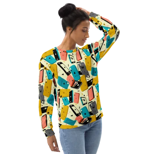 Signal Shuffle on a Sweatshirt