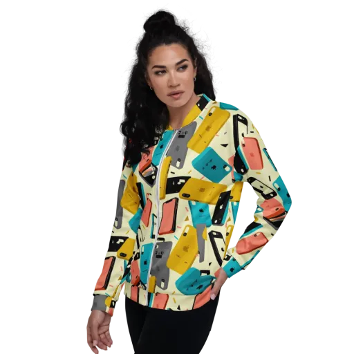 Signal Shuffle on a Bomber Jacket
