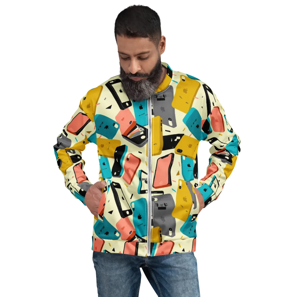 Signal Shuffle on Bomber Jacket — Front