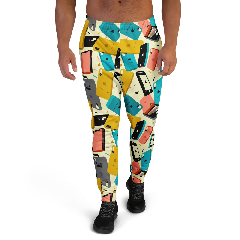 Signal Shuffle on Men's Joggers — Front