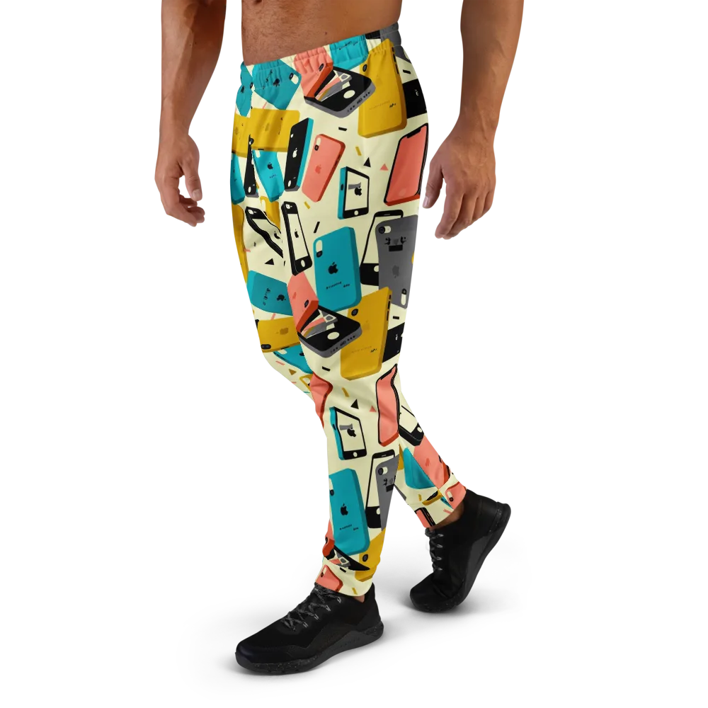 Signal Shuffle on Men's Joggers — Left