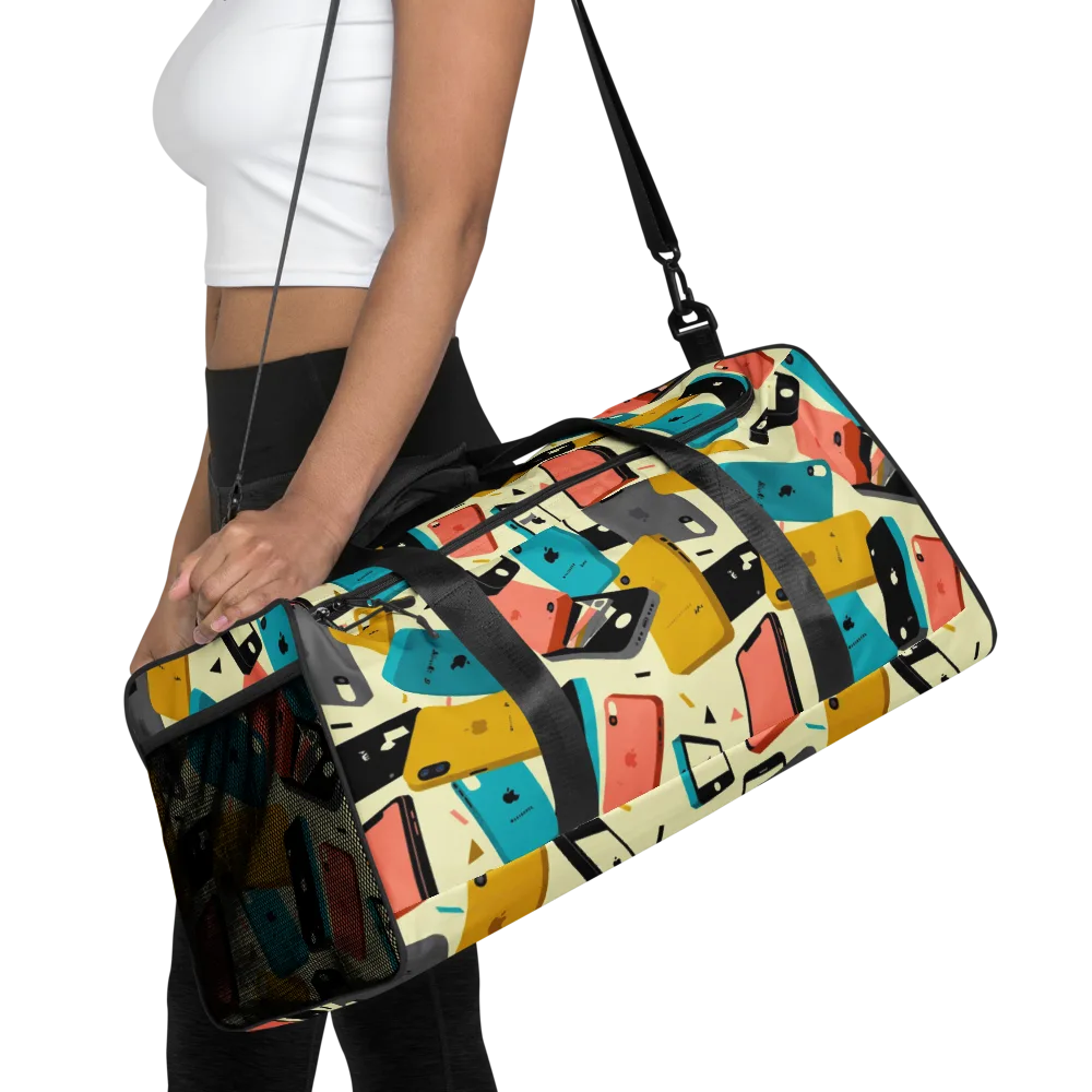 Signal Shuffle on Duffle Bag — Front