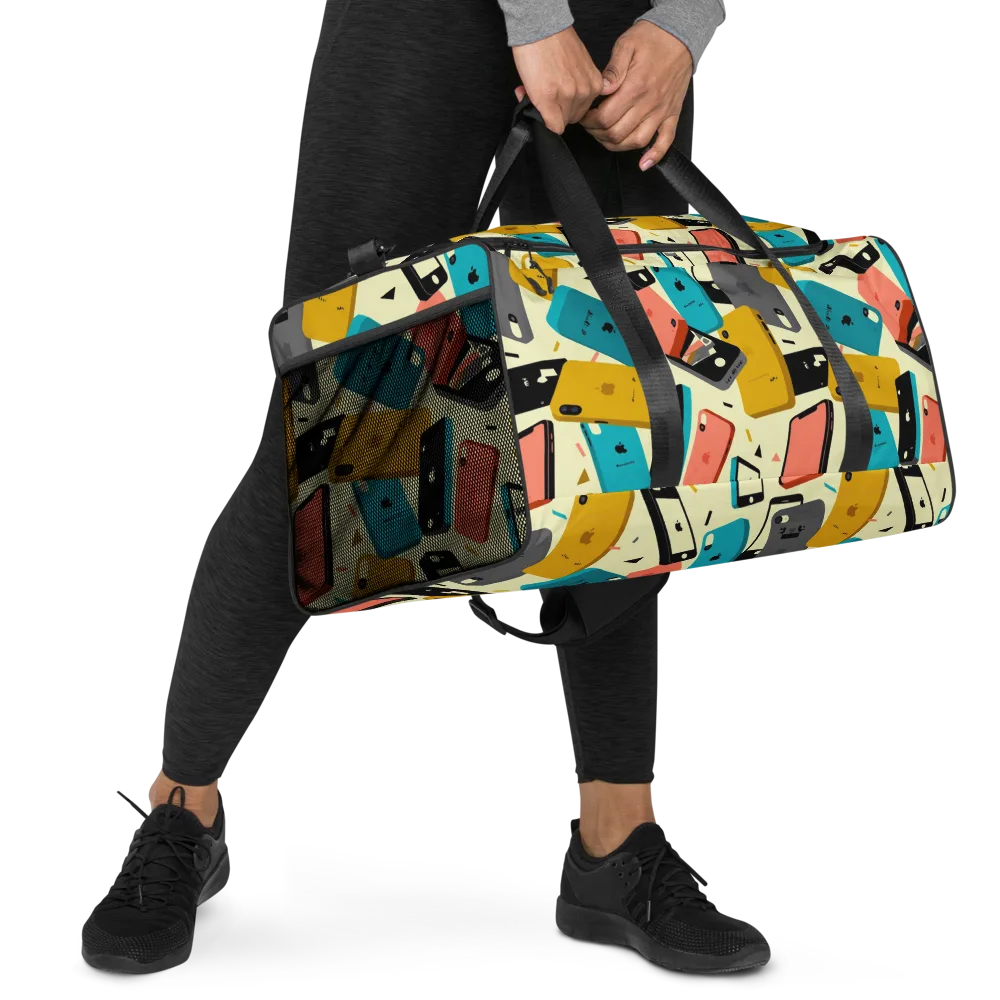 Signal Shuffle on Duffle Bag — Right Front