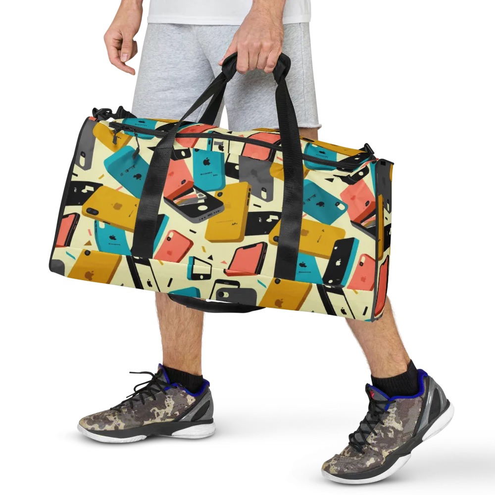 Signal Shuffle on Duffle Bag — Front