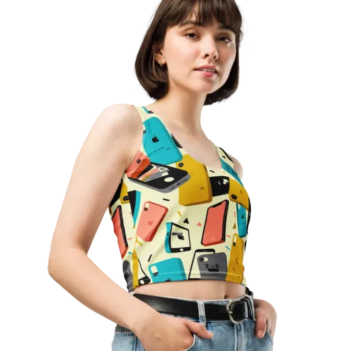 Signal Shuffle on a Crop Top