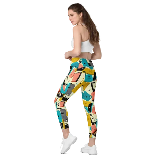 Signal Shuffle on a Leggings with Pockets
