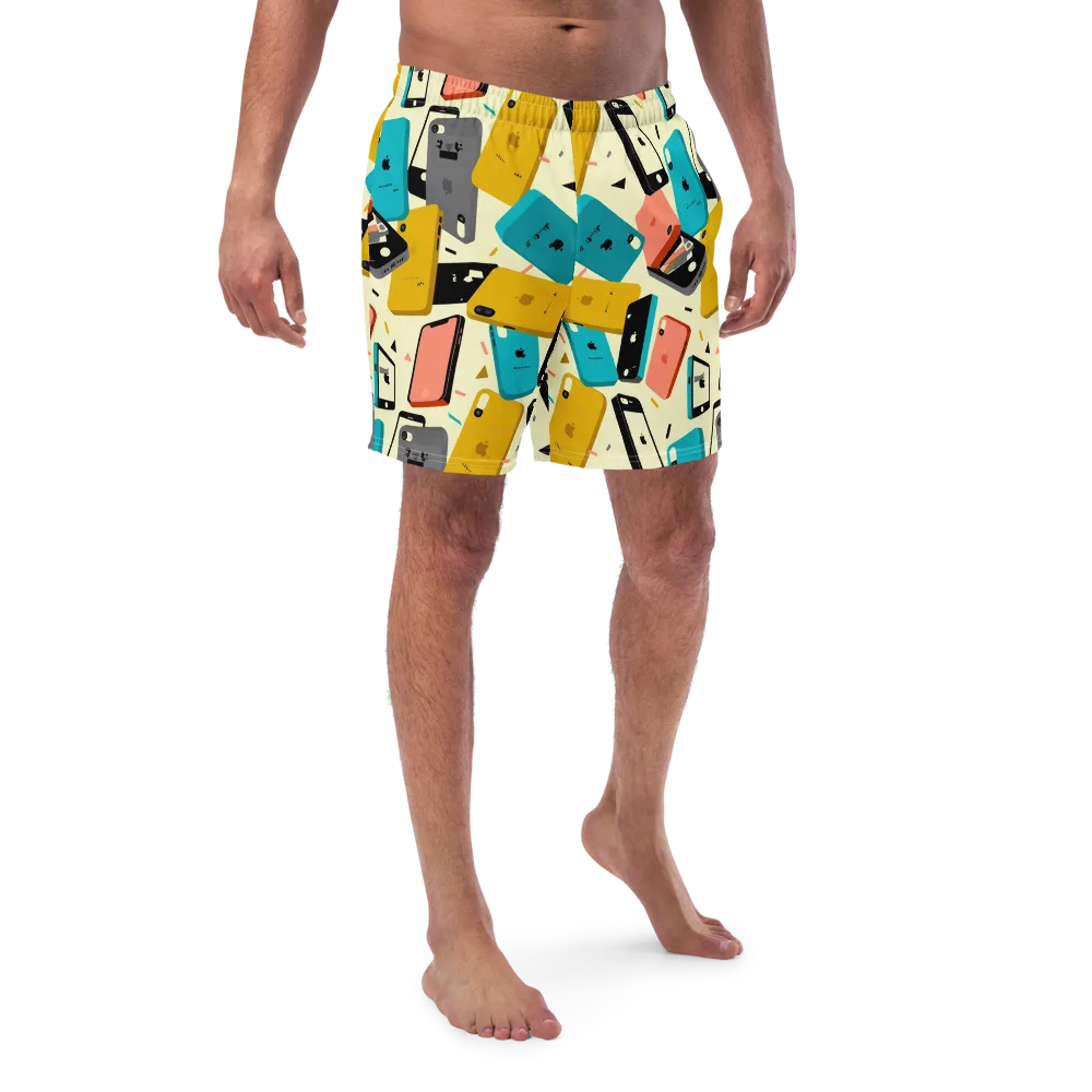 Signal Shuffle on Swim Trunks — Front