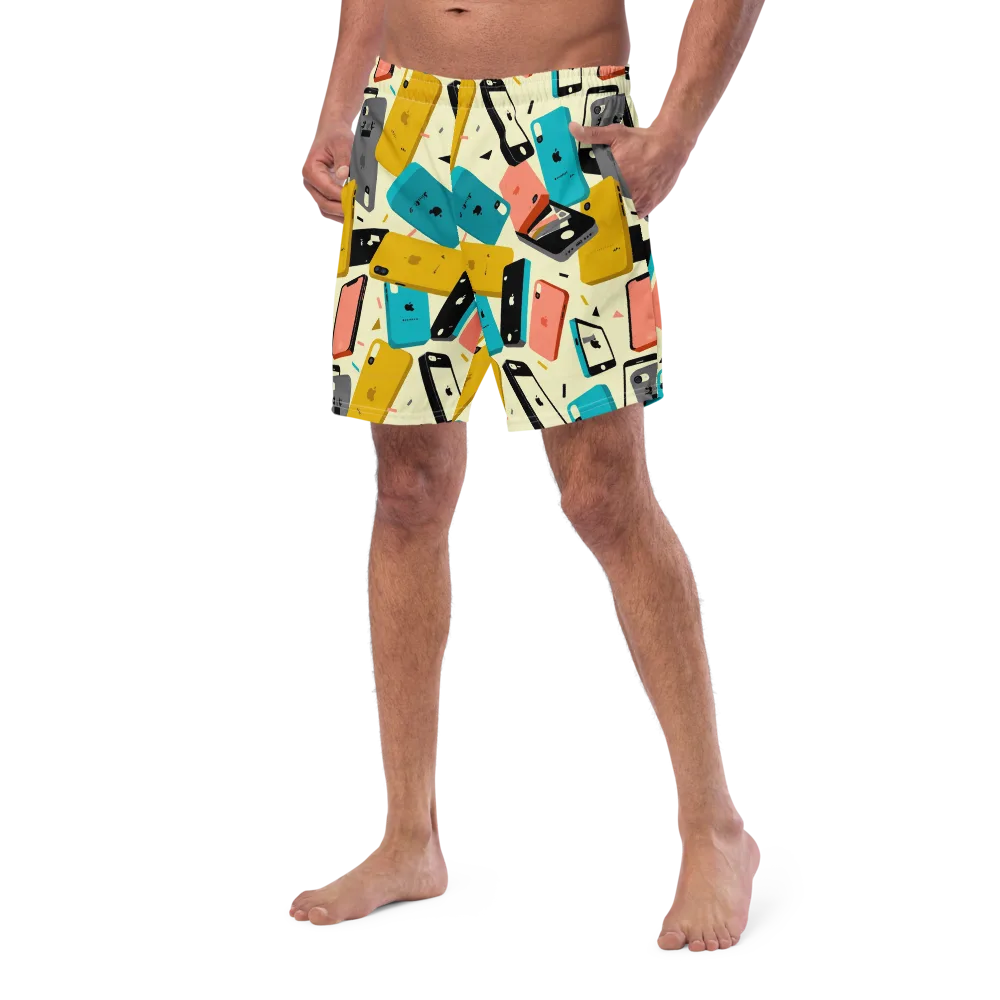 Signal Shuffle on Swim Trunks — Left Front