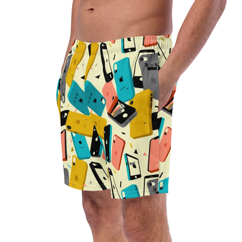 Signal Shuffle on Swim Trunks — Left Front
