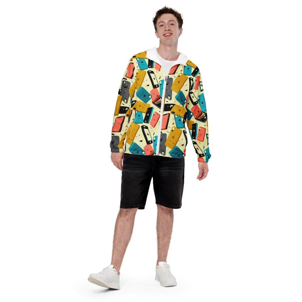 Signal Shuffle on Men's Windbreaker — Front