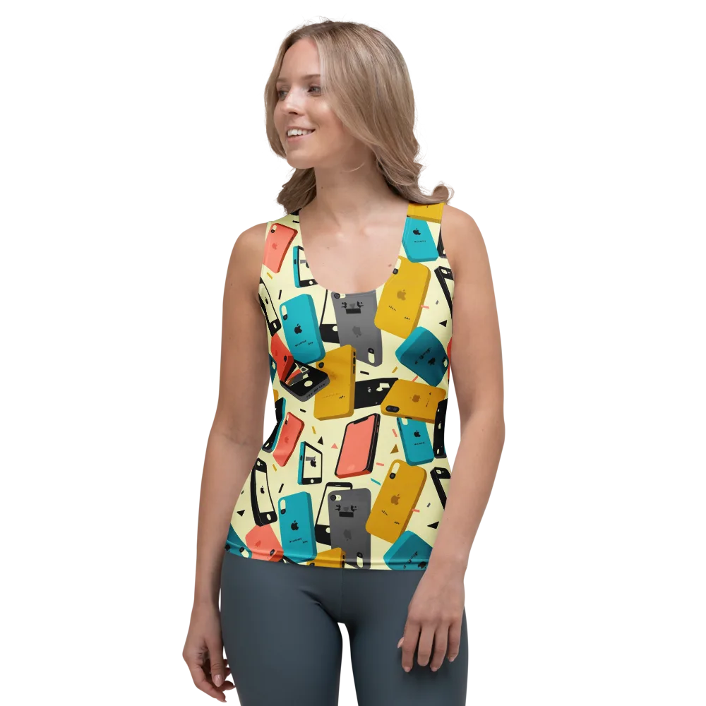 Signal Shuffle on Women's Tank Top — Front