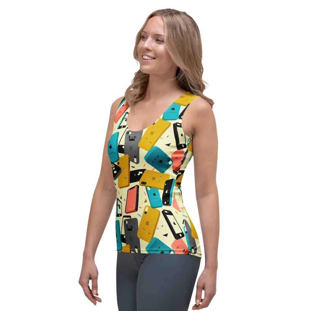 Signal Shuffle on Women's Tank Top — Left Front