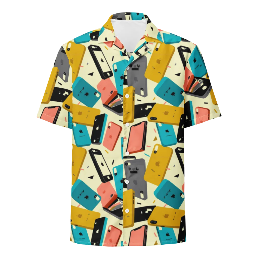 Signal Shuffle on Button Shirt — Front