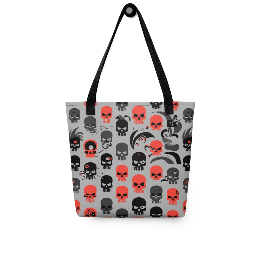 Crimson Skullcap on Tote Bag — Front