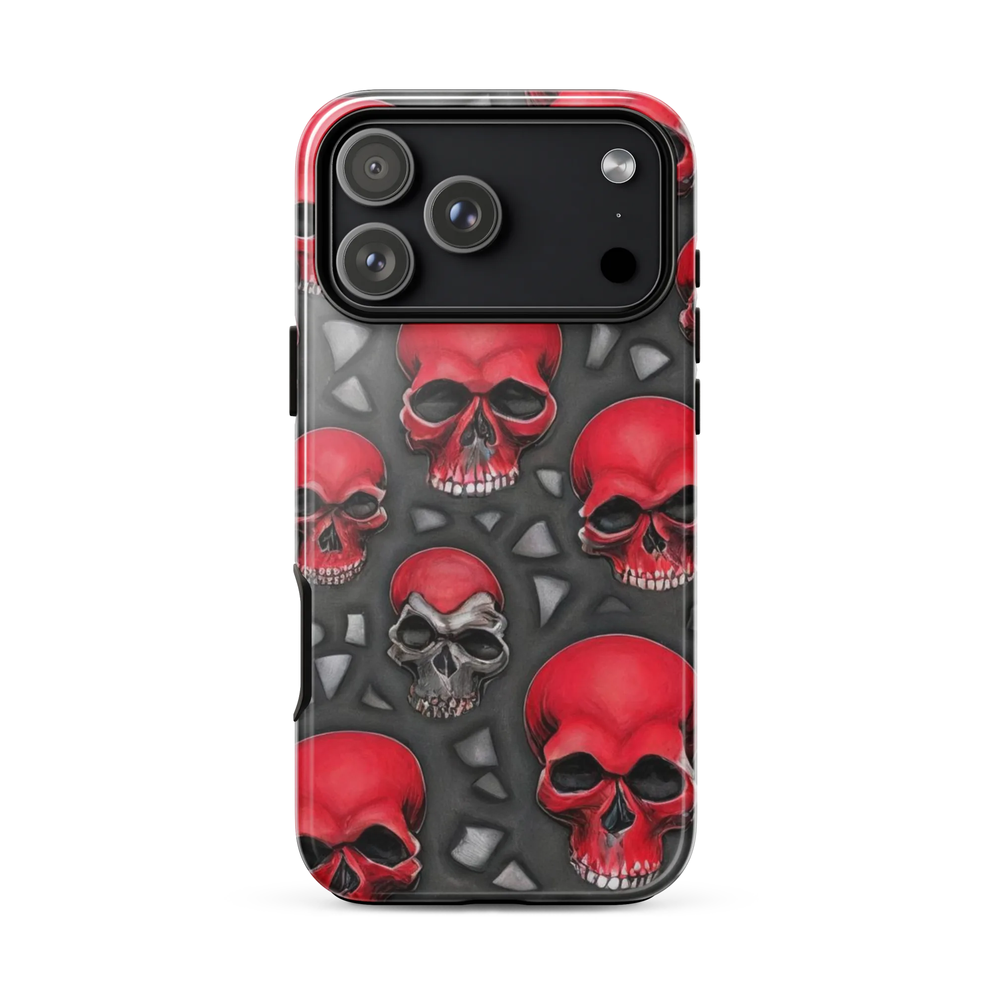 Crimson Skullfield on Tough Case for iPhone® — Front