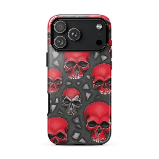 Crimson Skullfield on a Tough Case for iPhone®