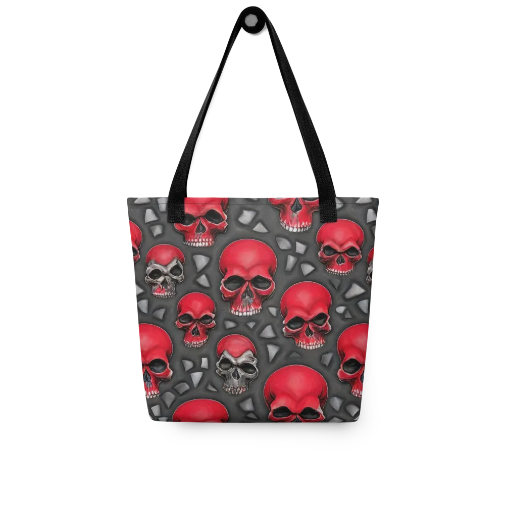 Crimson Skullfield on Tote Bag — Front