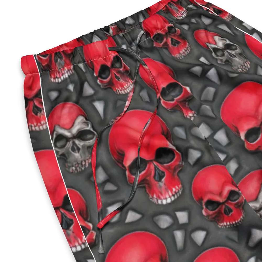 Crimson Skullfield on Women's Pajama Pants — Product details