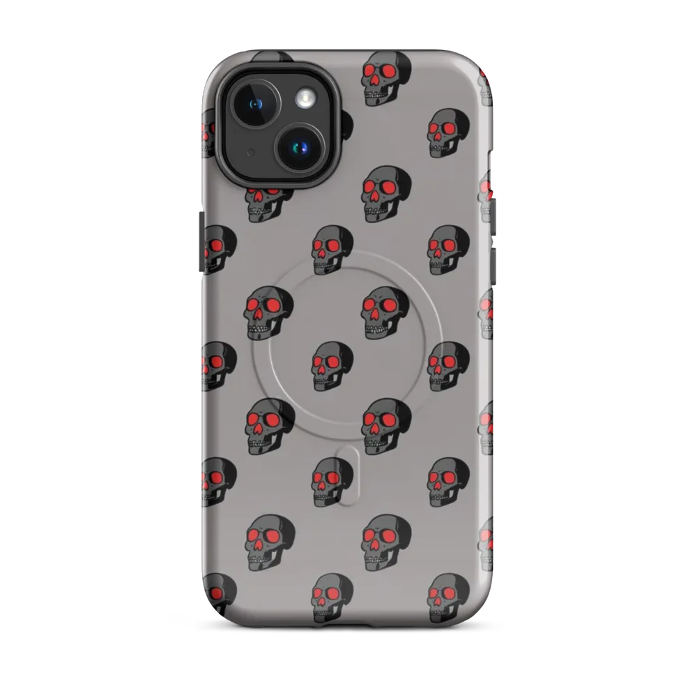 Scarlet Skullcap on MagSafe Tough Case for iPhone® — Front