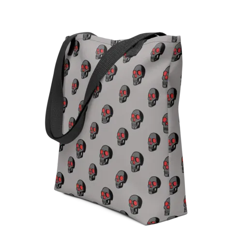 Scarlet Skullcap on a Tote Bag